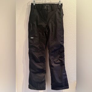 Helly Hansen Helly-Tech Performance Shell Pants Black Packable Pocket XS